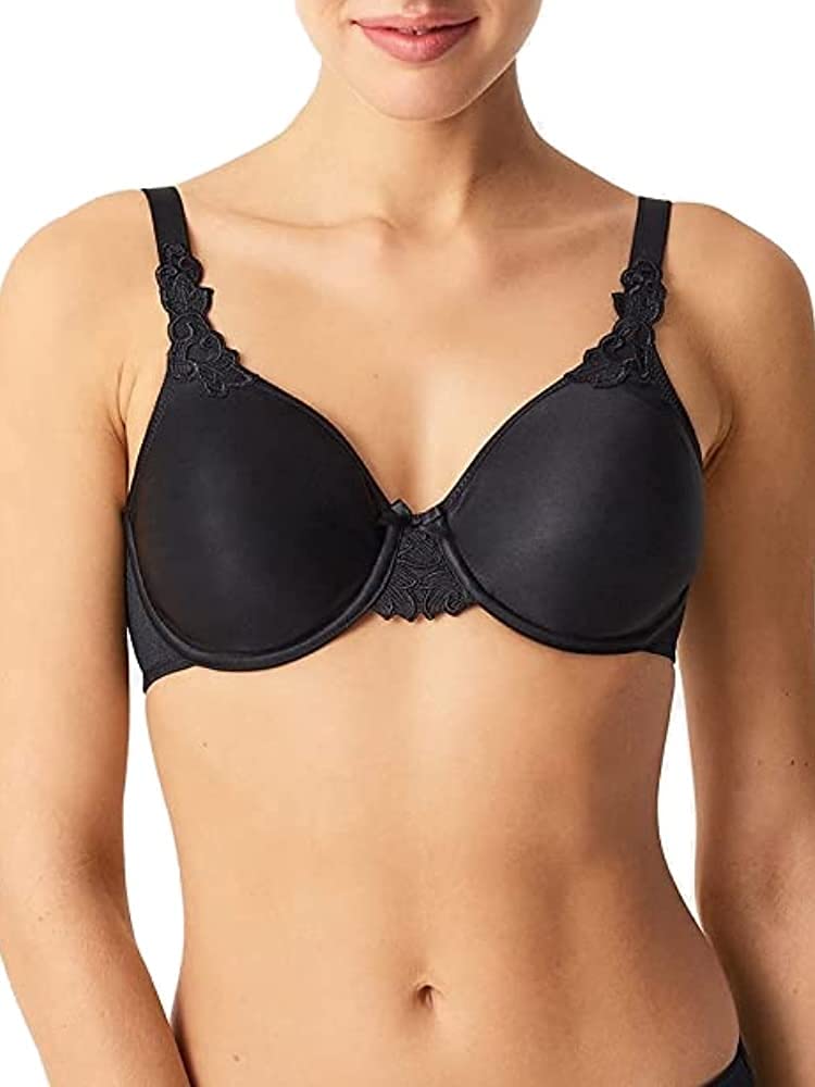 Chantelle Basic Invisible Smooth Custom Fit Bra Black - Image 1
